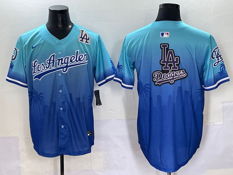 Men 2025 Los Angeles Dodgers Blank Blue Game Nike MLB Jersey style 62621->chicago cubs->MLB Jersey